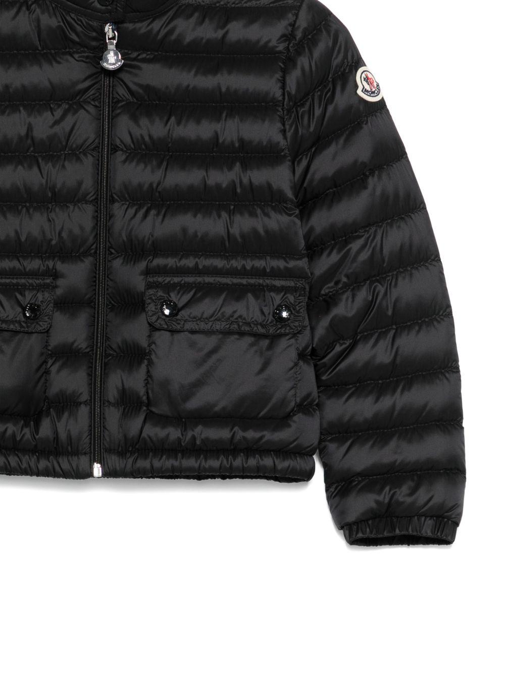 Piumino Lans per bambina Moncler Enfant nero con fodera in longue saison L19541A00032597YF 999 MONCLER KIDS 