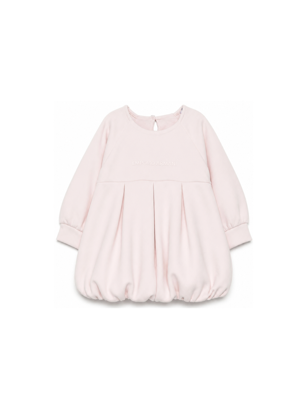 Abito per neonata Emporio Armani Kids rosa chiaro con stampa logo EG000902 AF16133 UA205 EMPORIO ARMANI KIDS 