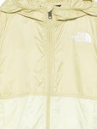 Giacca a vento Cyclone The North Face Kids gialla con logo sul davanti NF0A8ANN PES1 THE NORTH FACE KIDS 