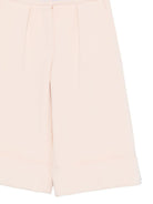 Pantaloni per bambina Elisabetta Franchi la Mia Bambina rosa chiaro con banda logo EFPA3150GA022 C145 ElISABETTA FRANCHI KIDS 