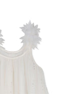 Abito per bambina Billieblush bianco a fiori U21841 105 BILLIEBLUSH 