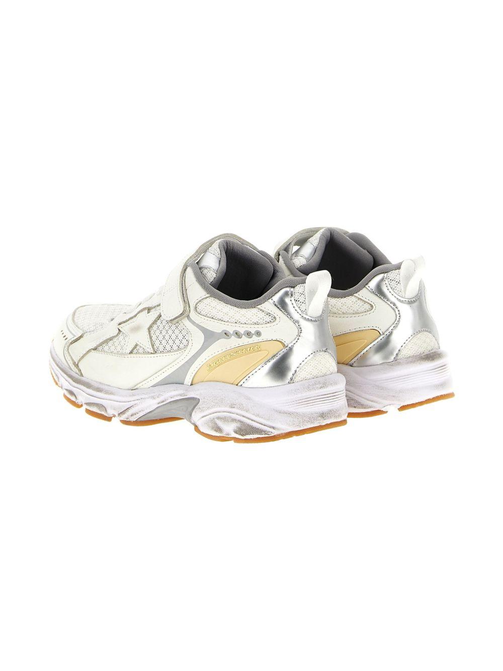 Sneakers per bambini Golden Goose Kids bianche con cinturino touch GYF00724F007611 10565 GOLDEN GOOSE KIDS 