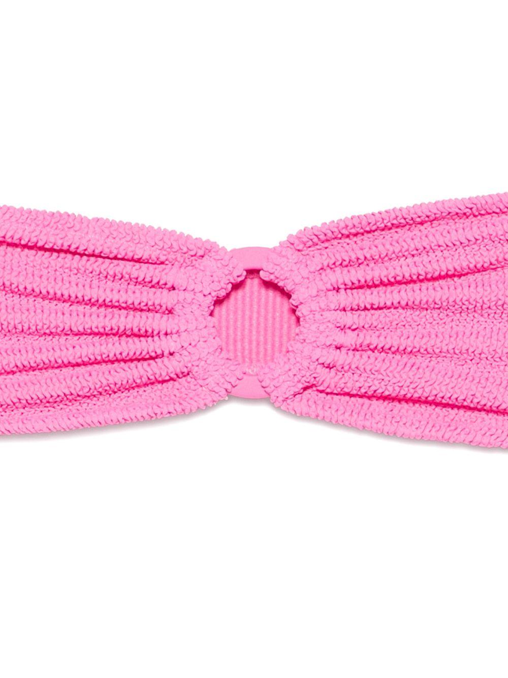 Bikini da donna MC2 Saint Barth fucsia con dettagli arricciati VIR0008 09089L MC2 ST. BARTH 