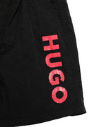 Costume per bambino Hugo Kids nero con logo sul davanti G01185 09B Hugo KIDS 