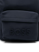 Zaino per bambino Boss Kids blu con dettaglio goffrato J53129 849 BOSS KIDS 