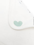 Asciugamano da bagno per neonati Petit Bateau Kids bianco con stampa a cuori A0GQR 01 PETIT BATEAU KIDS 