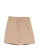 Shorts per bambino MSGM Kids beige con logo sul retro S6MSJBBE190 178 MSGM KIDS 