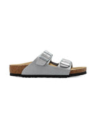 Sandali Arizona per bambina Birkenstock Kids color argento con glitter 1030477 SILVER BIRKENSTOCK KIDS 