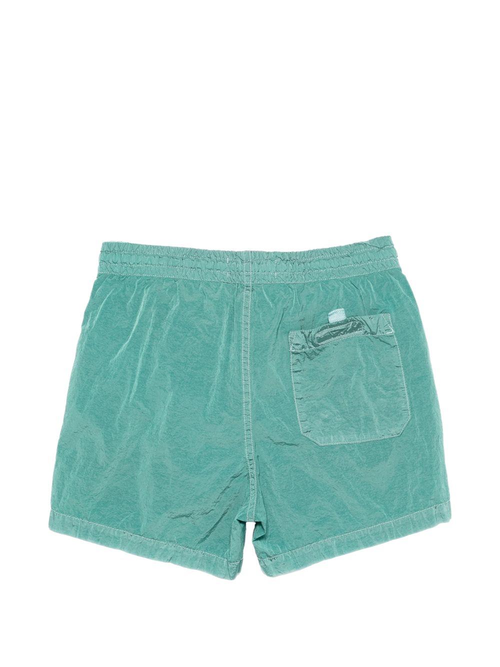 Costume da bagno per bambino Stone Island Junior verde con logo L1S16B100002S0043 V0044 STONE ISLAND KIDS 