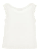 Top per bambina Philosophy di Lorenzo Serafini Kids bianca con ruches I1G614 7212 0001 PHILOSOPHY KIDS 