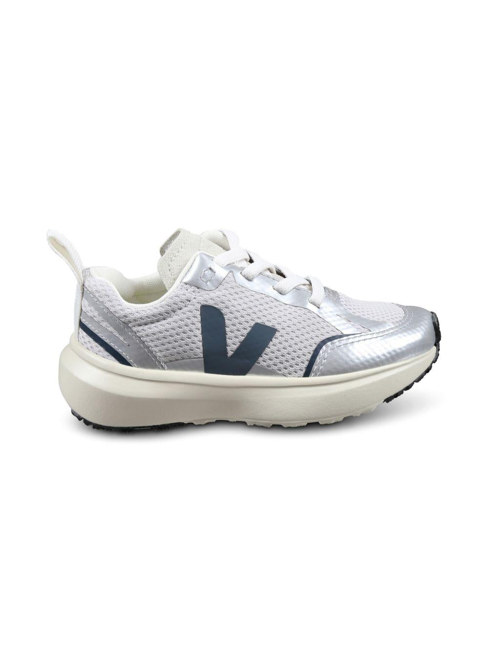 Sneakers per bambini VEJA Kids Canary grigie con design slip on YL1820623 LIGHT GREY CALIFORNIA SILVER VEJA KIDS 
