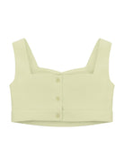 Top per bambina Monnalisa verde con bottoni 71G307 7303 0020 MONNALISA KIDS 