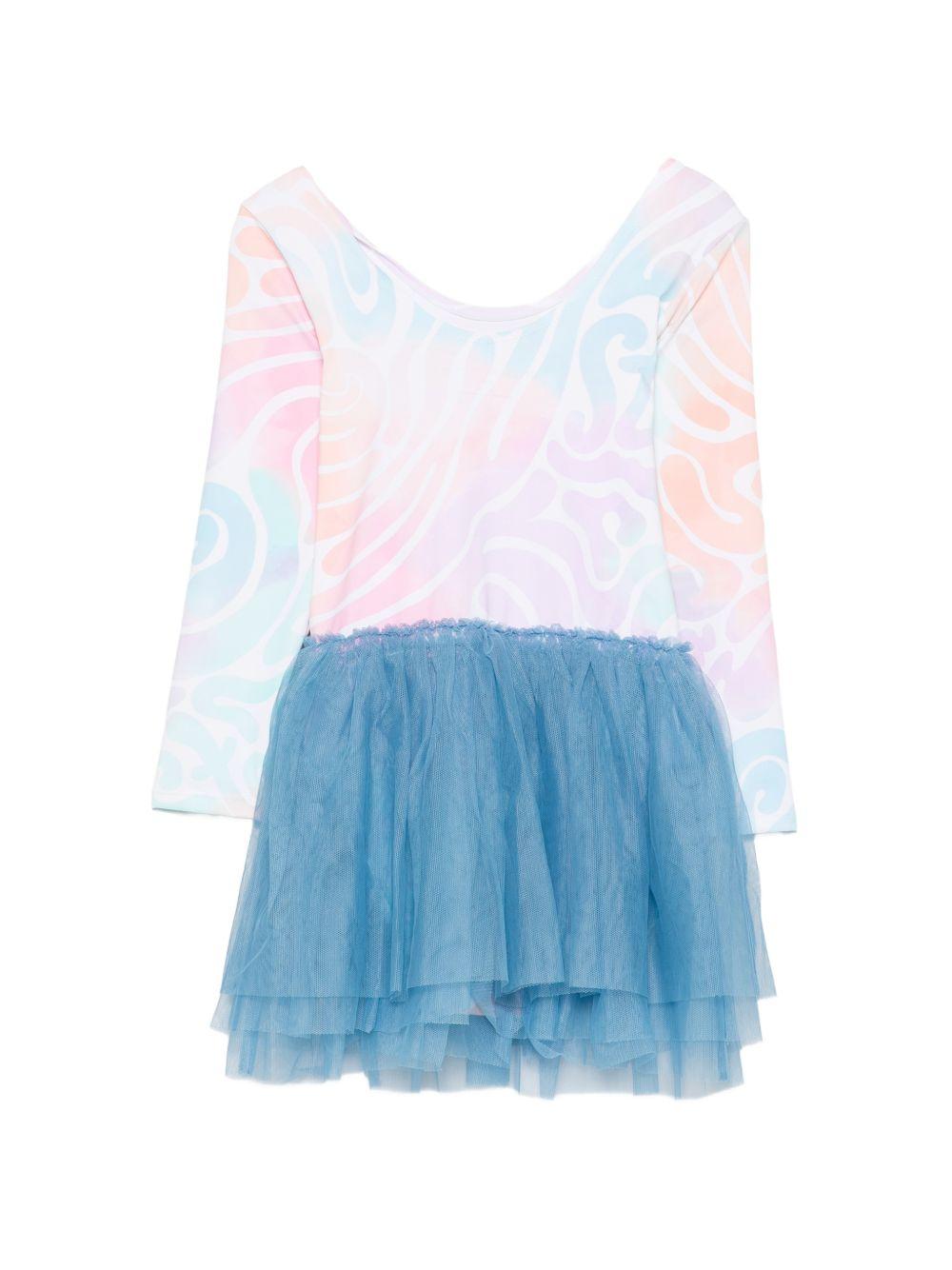 Abito per bambina Stella McCartney Kids multicolore con gonna a strati TY1B20 Z3448 999MC STELLA McCARTNEY KIDS 