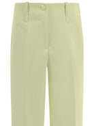 Pantaloni per bambina Monnalisa verde con cuciture 71G404 7303 0020 MONNALISA KIDS 