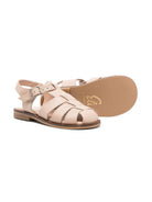 Sandali per bambina Eli1957 Crab beige con chiusura con fibbia 2535AE COCCO ElI 