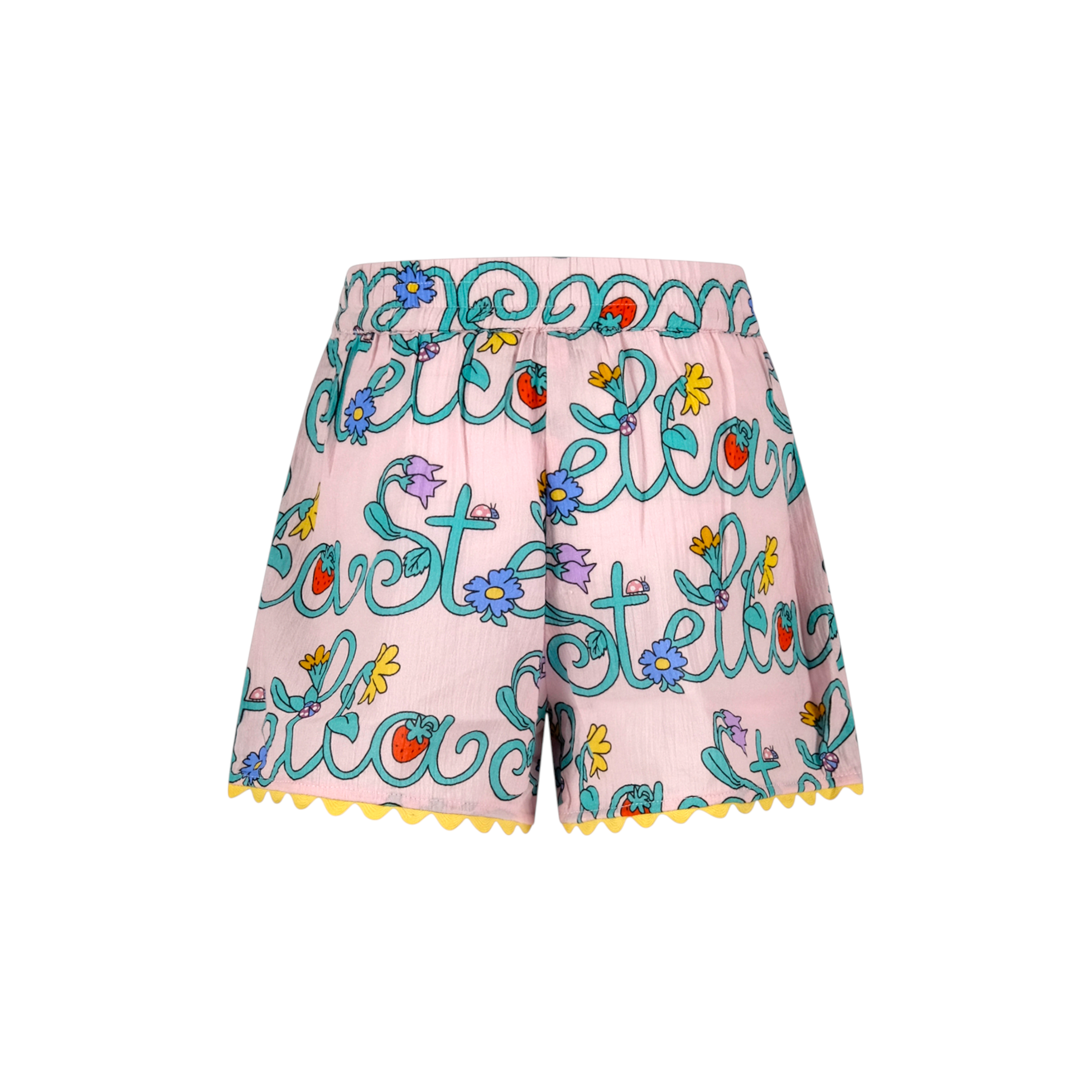 Shorts per bambina Stella McCartney Kids rosa con stampa all-over TY6A89 Z3434 51RMC STELLA McCARTNEY KIDS 