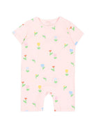 Set tutina e bavaglino per neonata Stella McCartney Kids rosa con stampa all-over TYB030 Z3648 51ZMC STELLA McCARTNEY KIDS 