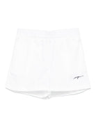 Shorts sportivi con logo per bambina MSGM Kids bianco con vita elasticizzata S5MSJGSH270 001 MSGM KIDS 