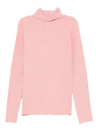 Dolcevita per bambina Molo rosa con orlo dritto 2W25A411 5564 MOLO 