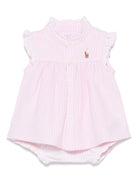 Abito per neonata Polo Ralph Lauren Kids rosa con caratteristico motivo Polo Pony 310964096 001 Ralph Lauren kids 