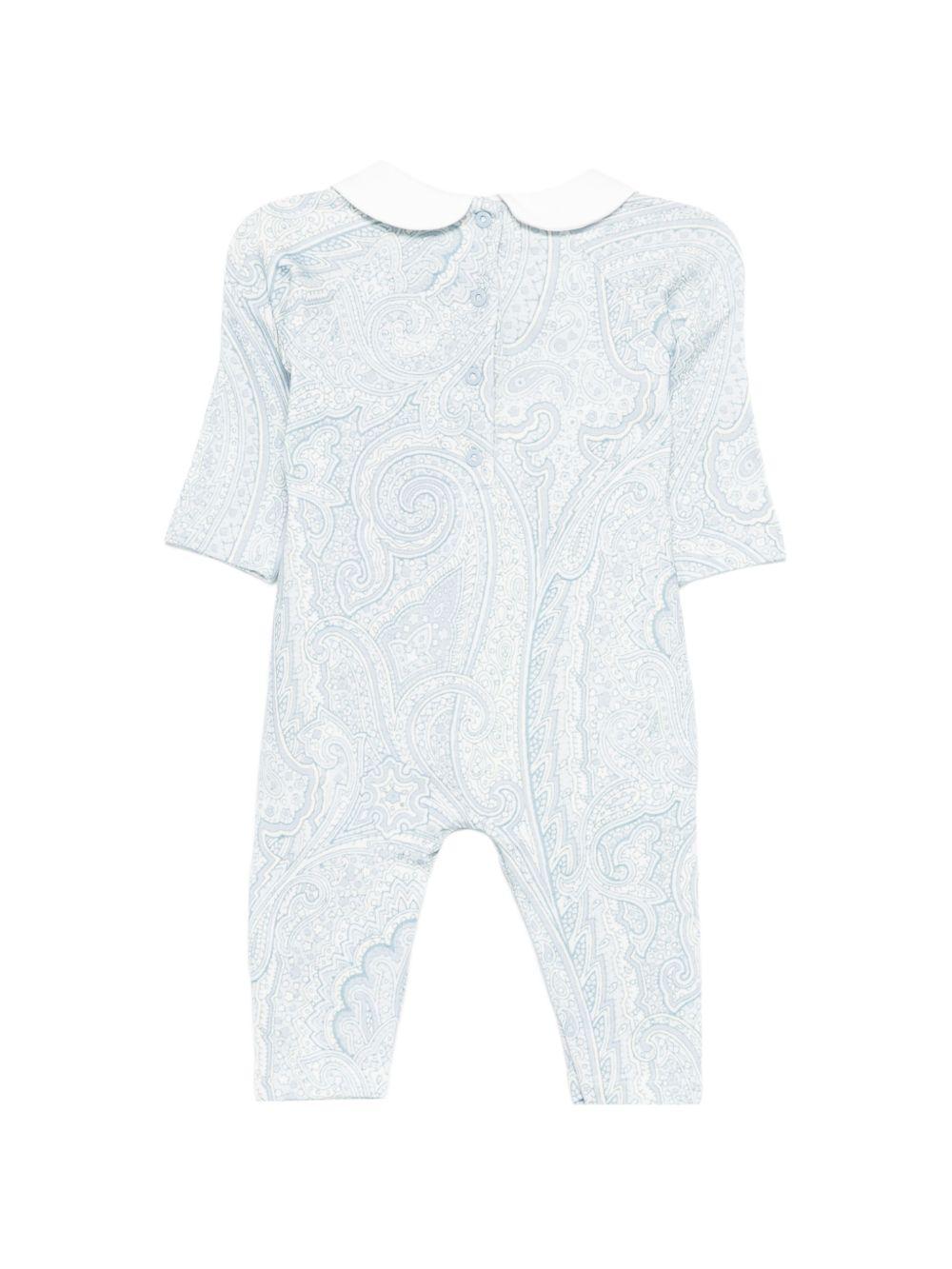 Tutine, bavaglino e cappellino per neonato ETRO KIDS azzurro con stampa paisley (3 pezzi) GYB530 Z3771 602 ETRO KIDS 