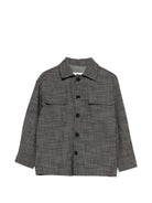 Camicia per bambino Paolo Pecora Kids nera con tasca PP4210 NERO PAOLO PECORA KIDS 