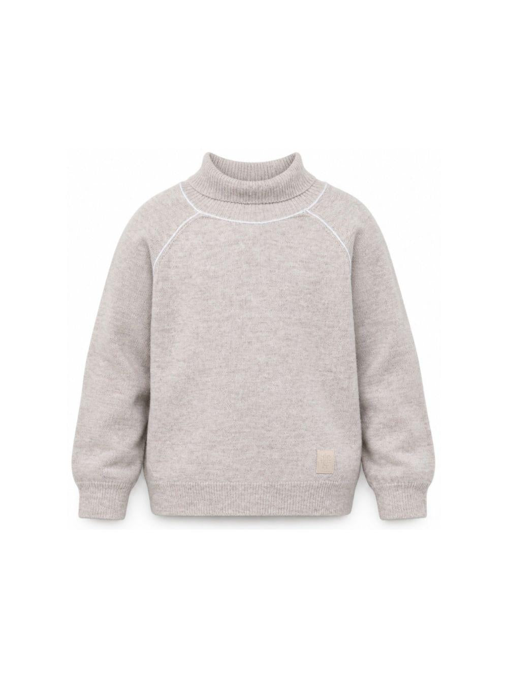 Maglione per bambino Eleventy Kids beige con collo alto EZ9H10 Z3403 879AV ELEVENTY KIDS 