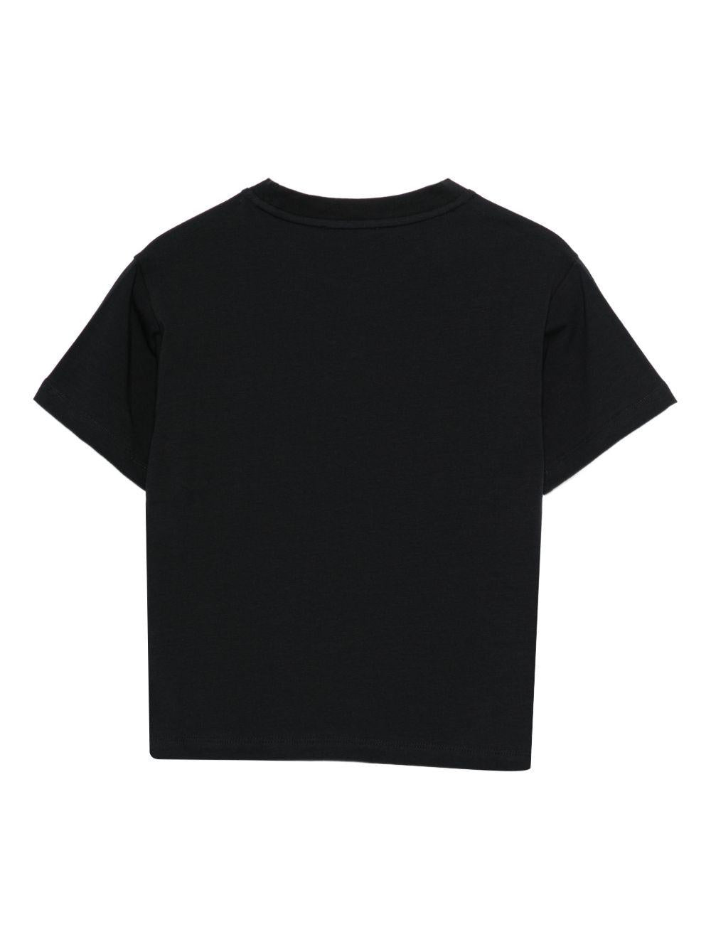 T-shirt per bambino Emporio Armani Kids blu con dettaglio logo EB001318 AF21808 UB118 EMPORIO ARMANI KIDS 