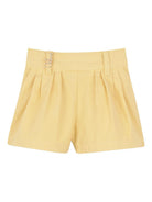 Bermuda per neonata Chloé Kids giallo con pieghe C20911 52A CHLOE' KIDS 