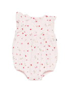 Tutina per neonata Petit Bateau rosa con stampa fiore all-over A0F15 01 PETIT BATEAU KIDS 
