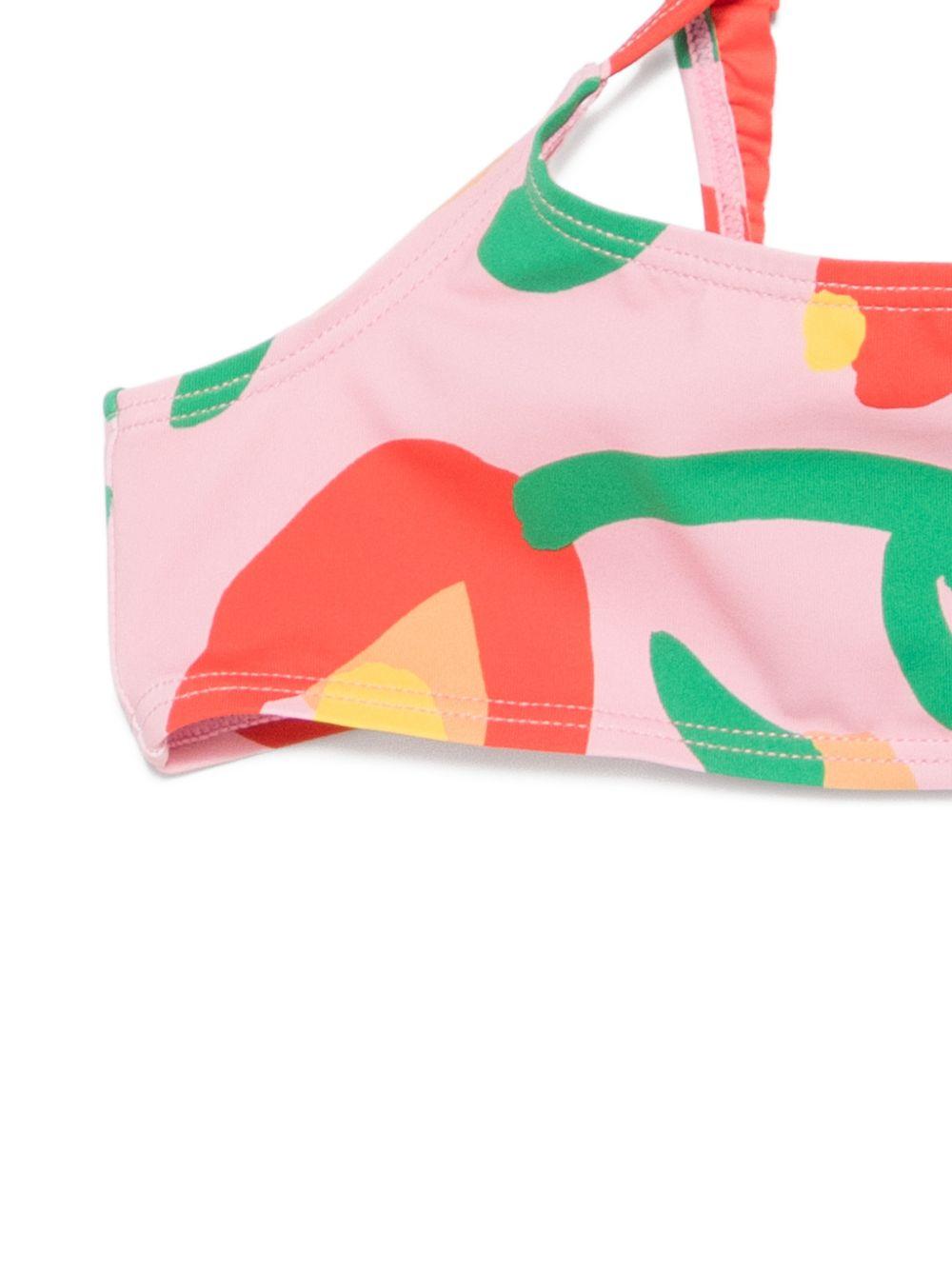 Bikini per bambina Stella McCartney Kids rosa con stampa floreale TYCB35 Z3513 509MC STELLA McCARTNEY KIDS 