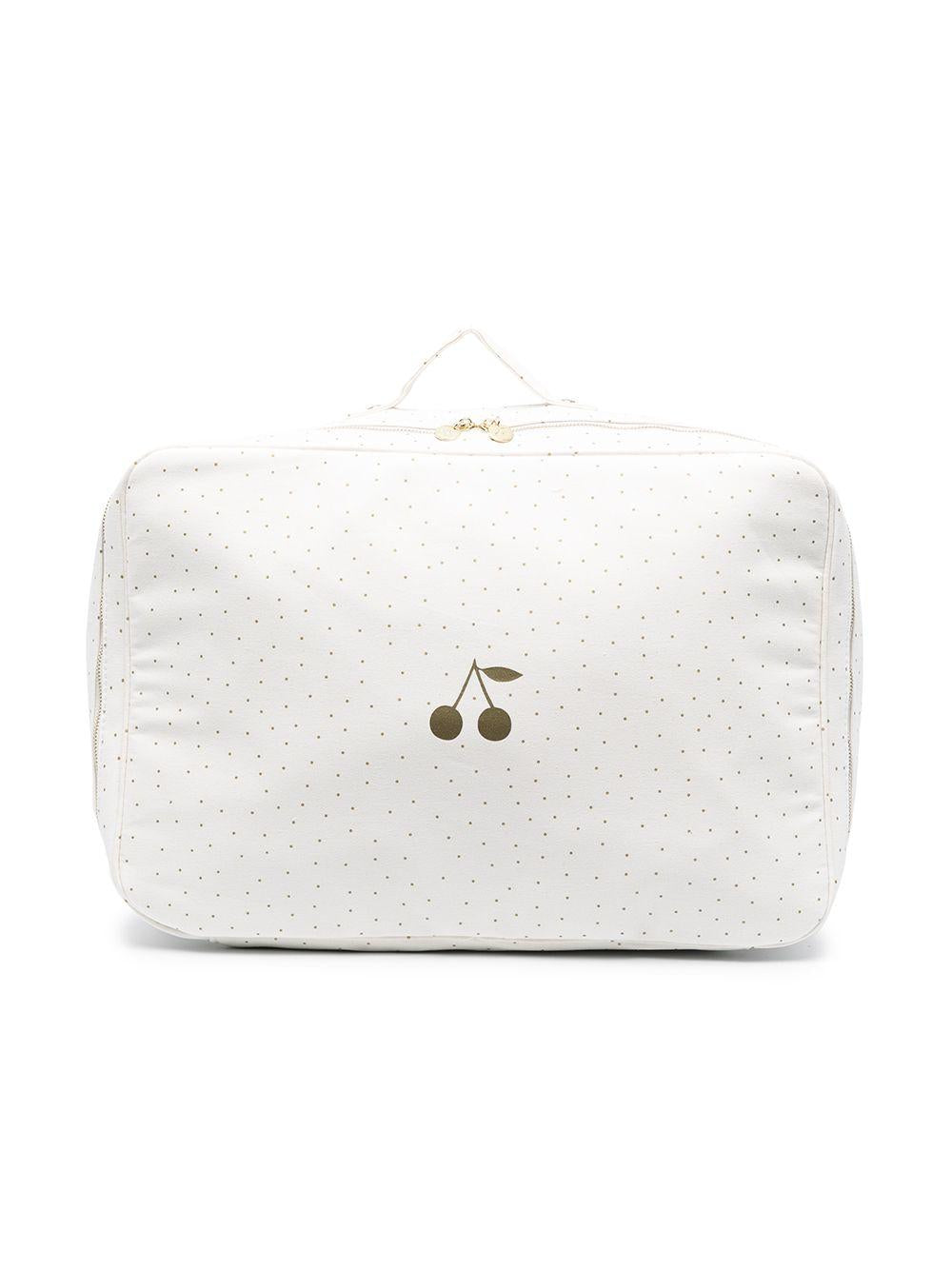 Borsa per neonati Bonpoint bianca con stampa a pois PEENDUIVAL3 132 BONPOINT KIDS 