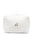 Borsa per neonati Bonpoint bianca con stampa a pois PEENDUIVAL3 132 BONPOINT KIDS 