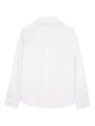 Camicia per bambino BOSS Kids bianca con chiusura con zip J52319 10P BOSS KIDS 