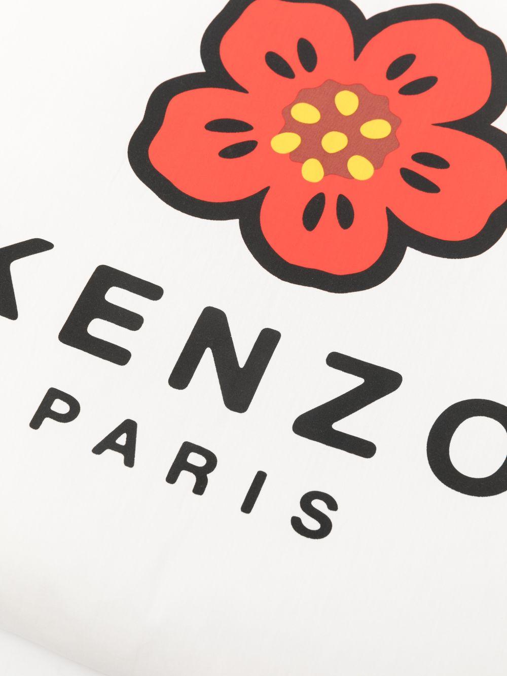 Coperta per neonati Kenzo Kids bianco con stampa Boke Flower K61826 117 KENZO KIDS 