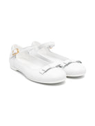 Ballerine per bambina Colorichiari bianco con fiocco con chiusura alla caviglia con fibbia FJ958490 4233 10 COLORICHIARI KIDS 