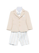 Completo per neonato Colorichiari multicolore con fazzoletto da taschino MN508436 4834 26 COLORICHIARI KIDS 
