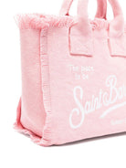 Borsa Mini Vanity MC2 Saint Barth rosa con dettaglio frange VAMI001 00135L MC2 ST. BARTH KIDS 