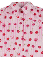 Abito per bambina Moschino Kids rosa con motivo righe HDV0HGLLB67 83658 MOSCHINO KIDS 
