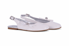 Ballerine per bambina Monnalisa bianche con fiocco e cristalli 87G000 7706 0099 MONNALISA 