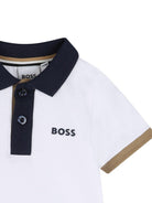 Polo per neonato Boss Kids multicolor con stampa logo sul petto J52878 10P BOSS KIDS 