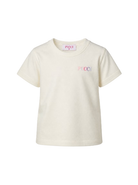 T-shirt per bambina Emilio Pucci Kids bianca con logo sul davanti PY8A81 Z3672 102 EMILIO PUCCI KIDS 