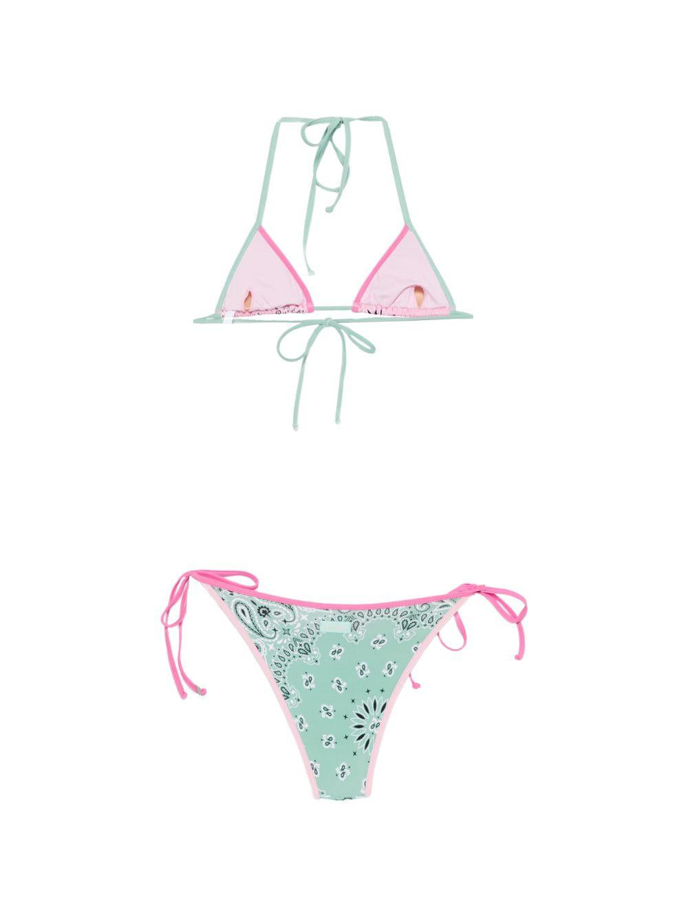 Bikini Leah per donna MC2 Saint Barth multicolore con stampa floreale LEH00012 07490L MC2 ST. BARTH 