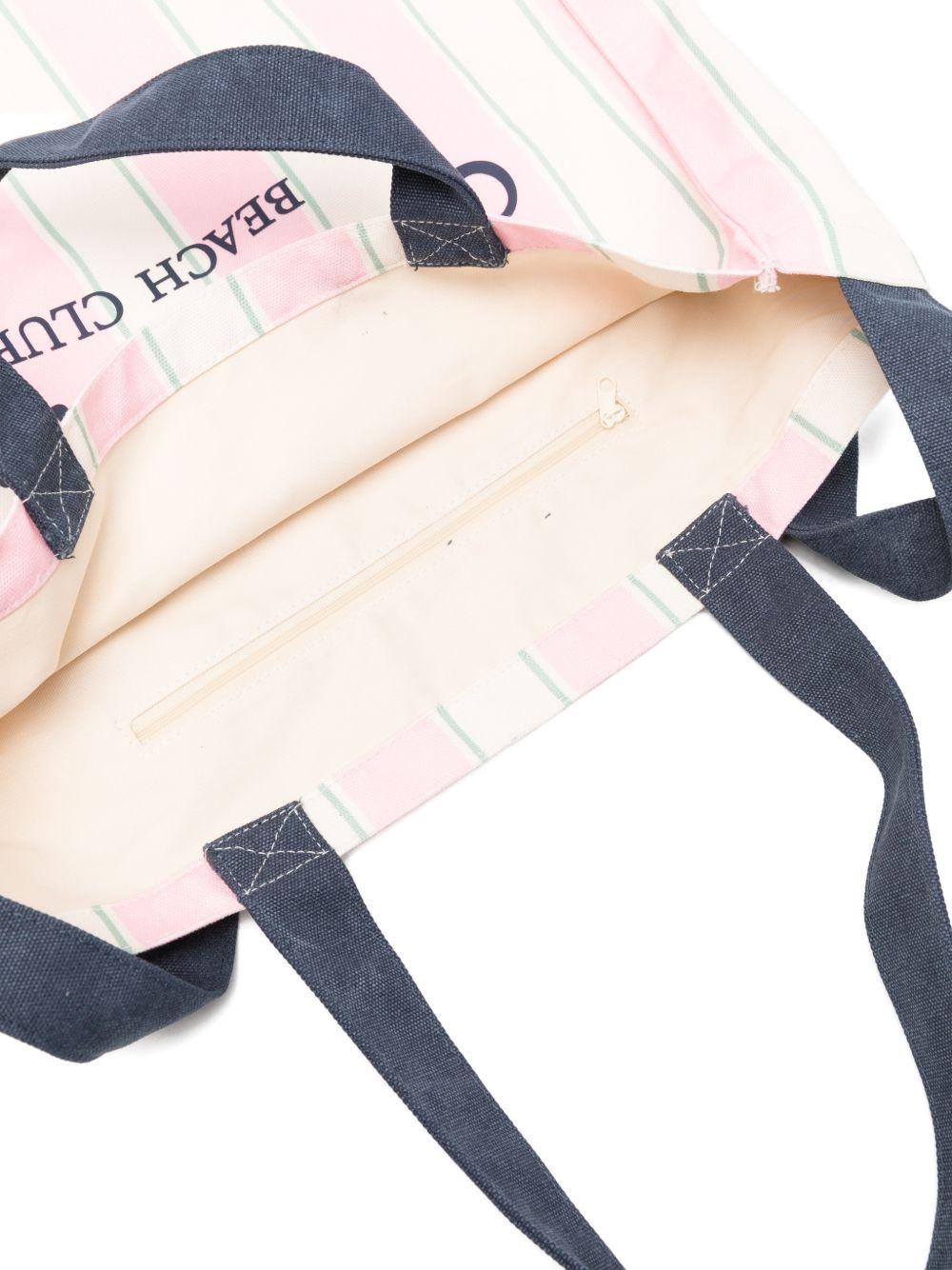 Borsa tote Essential Bag N MC2 Saint Barth multicolore con design a righe EBAGN007 09183L MC2 ST. BARTH KIDS 