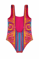 Costume da bagno per neonata Versace Kids multicolor con stampa motivo Medusa 10211231A16912 5PF70 VERSACE KIDS 