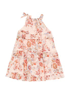 Abito per bambina Zimmermann Kids rosa con stampa floreale 9263DR S261 ZIMMERMANN KIDS 
