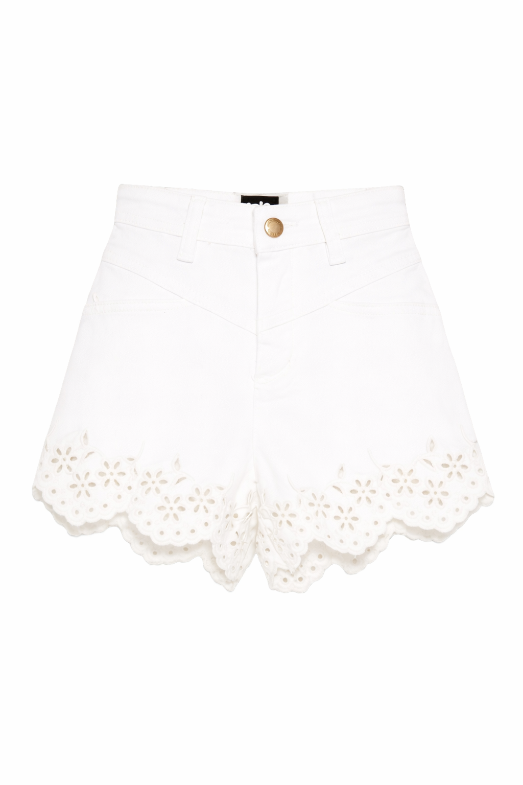 Shorts per bambina Molo bianco con dettaglio occhiello 2S26H116 5636 MOLO KIDS 