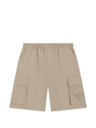 Bermuda per bambino Dolce & Gabbana Kids beige con tasche applicate L44Q01 FU63D M0724 DOLCE & GABBANA KIDS 