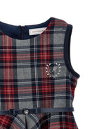 Abito per bambina Monnalisa Kids multicolore con motivo tartan 18HSCA 8321 3156 MONNALISA KIDS 