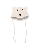 Cappello per neonati Molo beige con motivo a faccia d'orso 7W25T202 5553 MOLO KIDS 